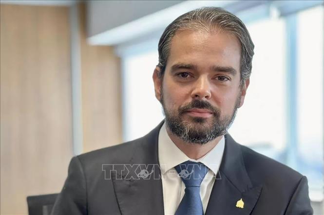 Ông Valdecy Urquiza được bầu làm Tổng thư ký Tổ chức Cảnh sát quốc tế (Interpol) ngày 25/6/2024. Ảnh: AP/TTXVN