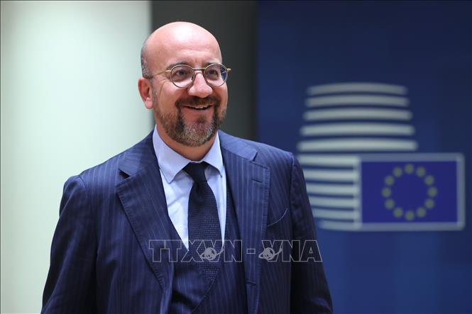 Chủ tịch Hội đồng châu Âu Charles Michel dự Hội nghị thượng đỉnh của EU tại Brussels, Bỉ, ngày 18/6/2024. Ảnh: THX/TTXVN