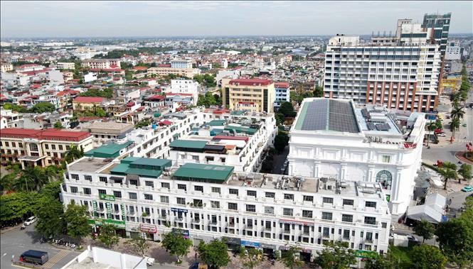 Thành phố Thái Bình đặt mục tiêu đến năm 2025 được công nhận là đô thị loại I trực thuộc tỉnh. Ảnh: Thế Duyệt – TTXVN