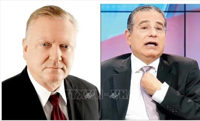 Hai nhà đồng sáng lập Công ty luật Mossack Fonseca: ông Jurgen Mossack (trái) và Ramon Fonseca. Ảnh: Wikimedia/TTXVN