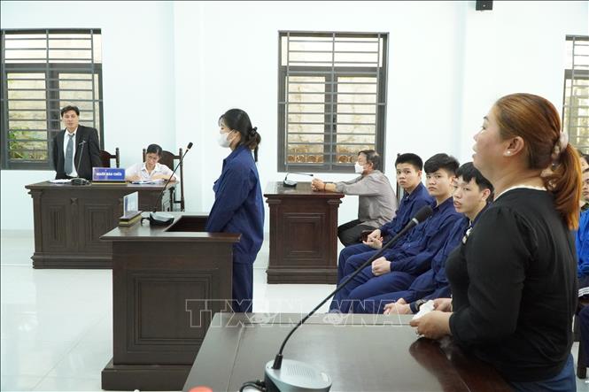 Quang cảnh phiên xét xử. Ảnh: Đậu Tất Thành - TTXVN
