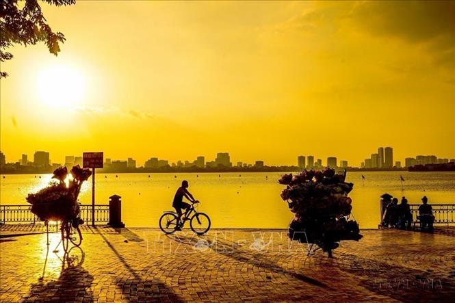 Hồ Tây một chiều Thu. Ảnh: Khánh Hoà - TTXVN