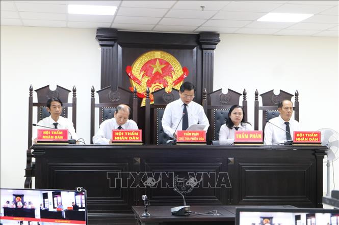 Quang cảnh phiên tòa. Ảnh: Tuấn Kiệt – TTXVN.