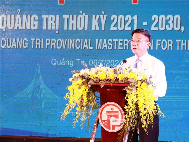 Phó Thủ tướng Lê Thành Long phát biểu tại Hội nghị. Ảnh: Nguyên Lý-TTXVN