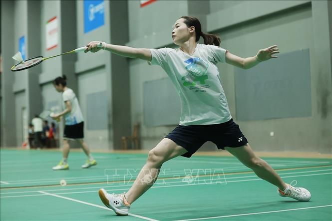 VĐV Nguyễn Thùy Linh nỗ lực tập luyện chuẩn bị cho Olympic Paris 2024. Ảnh: Minh Quyết – TTXVN