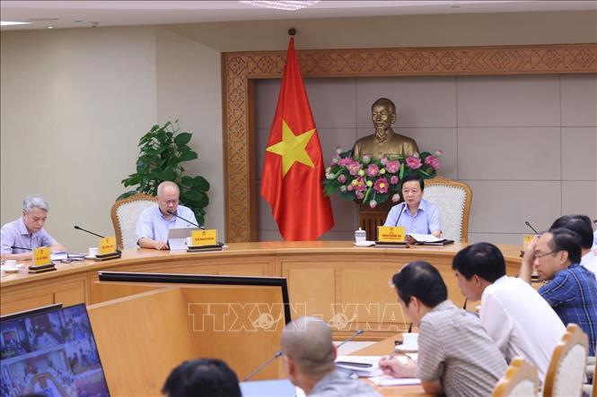 Phó Thủ tướng Trần Hồng Hà phát biểu chỉ đạo. Ảnh: Văn Điệp - TTXVN