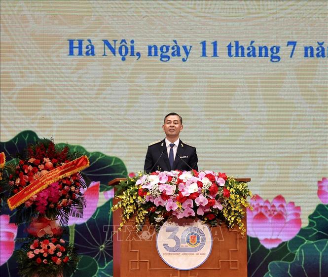 Tổng Kiểm toán Nhà nước Ngô Văn Tuấn phát biểu. Ảnh: Phạm Hậu - TTXVN