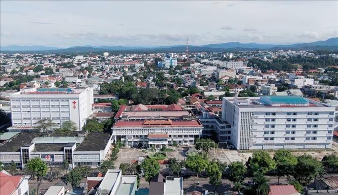 Bệnh viện Đa khoa tỉnh Kon Tum. Ảnh: Cao Nguyên - TTXVN