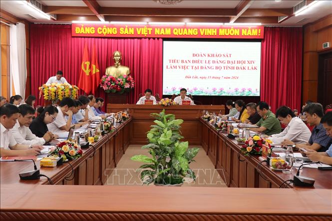 Quang cảnh buổi làm việc. Ảnh: Anh Dũng – TTXVN