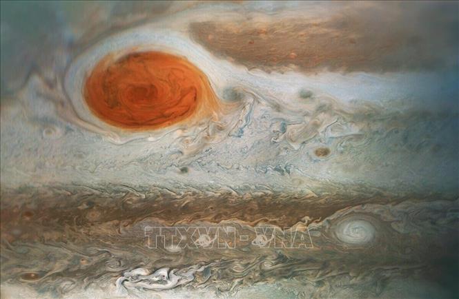 Vết Đỏ Lớn trên Sao Mộc. Ảnh: NASA/ TTXVN