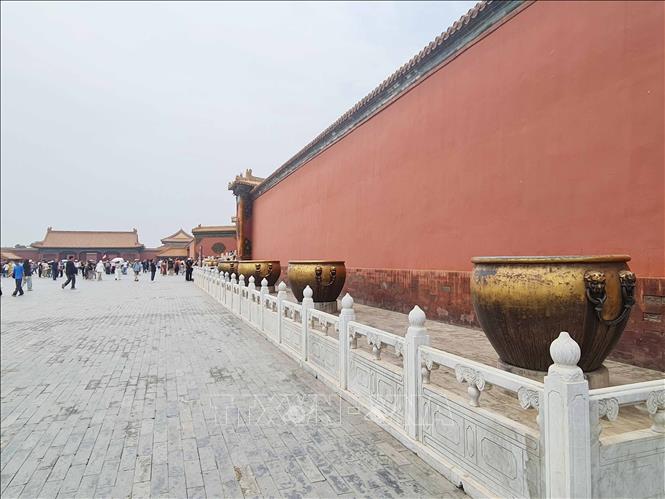 Cố Cung sở hữu kiến trúc độc đáo cùng nhiều hiện vật quý. Ảnh: Công Tuyên - PV TTXVN tại Bắc Kinh
