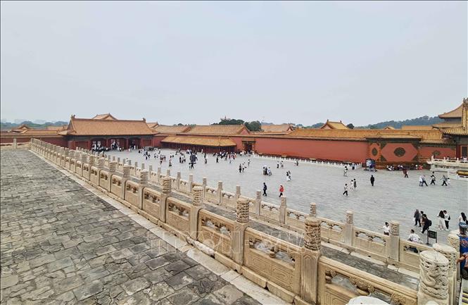 Tử Cấm Thành (Cố Cung) – Di sản thế giới, đồng thời là Quần thể cổ bằng gỗ lớn nhất thế giới. Ảnh: Công Tuyên - PV TTXVN tại Bắc Kinh