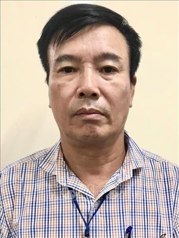 Bị can Hồ Đức Hợp, Giám đốc Sở Tài nguyên – Môi trường tỉnh Yên Bái. Ảnh: TTXVN phát