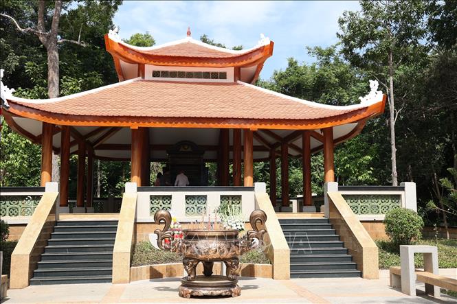 Khu Di tích lịch sử quốc gia Ban Tuyên huấn Trung ương Cục miền Nam giai đoạn 1962 - 1975 tại huyện Tân Biên, tỉnh Tây Ninh. Ảnh: Thanh Tân - TTXVN
