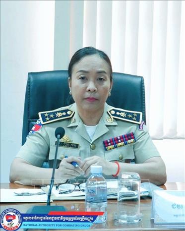 Đại tướng Chey Beaupha, Phó Tổng Thư ký NACD. Ảnh: NACD/TTXVN phát 