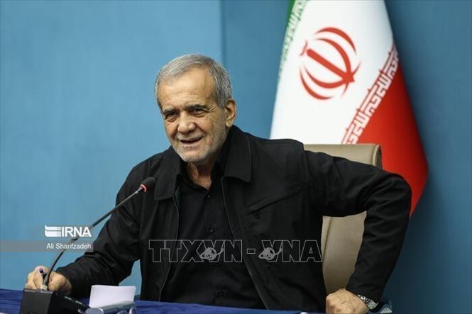 Tổng thống đắc cử Iran Masoud Pezeshkian. Ảnh: IRNA/TTXVN