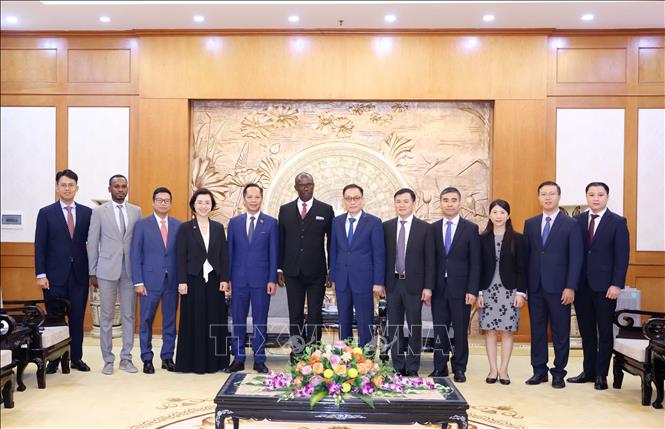 Đại biểu tham dự buổi tiếp. Ảnh: Phương Hoa - TTXVN