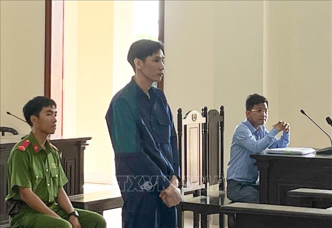 Bị cáo Lê Thanh Bằng tại phiên tòa sơ thẩm. Ảnh: TTXVN phát