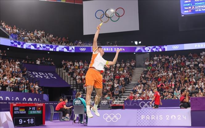 This is the first time Phat has a performance at an Olympics event. VNA Photo: Hoàng Linh 
