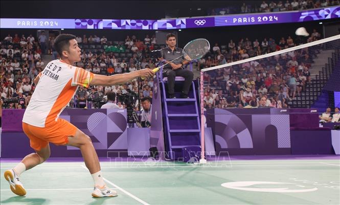 This is the first time Phat competes at an Olympics event. VNA Photo: Hoàng Linh 