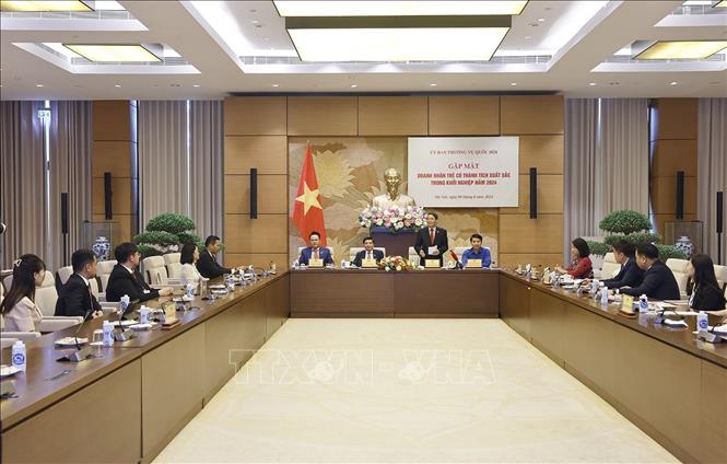 Quang cảnh gặp mặt. Ảnh: Doãn Tấn - TTXVN