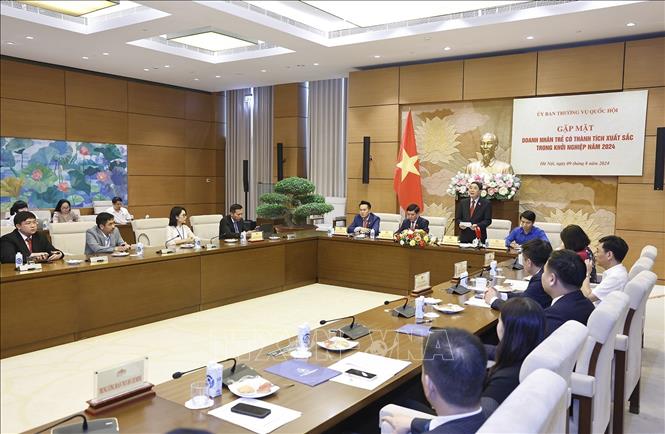 Phó Chủ tịch Quốc hội Nguyễn Đức Hải phát biểu. Ảnh: Doãn Tấn - TTXVN