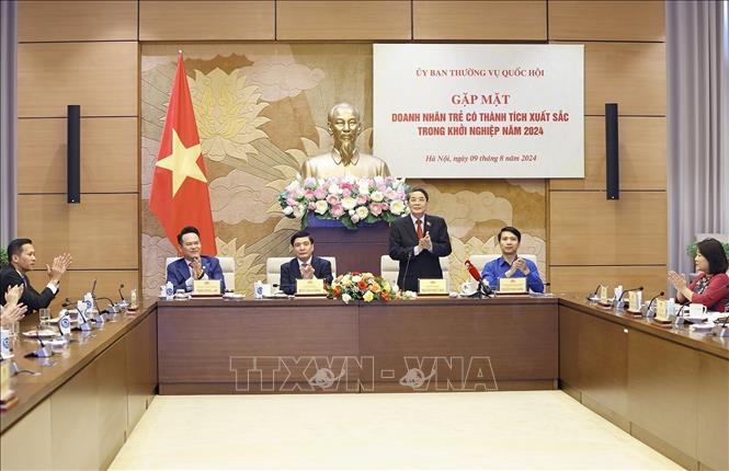 Phó Chủ tịch Quốc hội Nguyễn Đức Hải phát biểu. Ảnh: Doãn Tấn - TTXVN