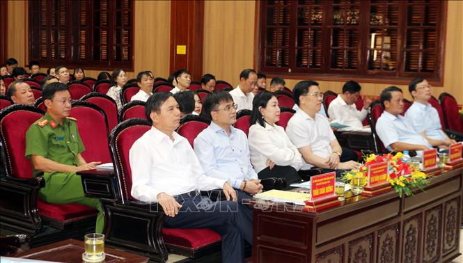 Các đại biểu tham dự hội nghị. Ảnh: Nguyễn Chinh - TTXVN 