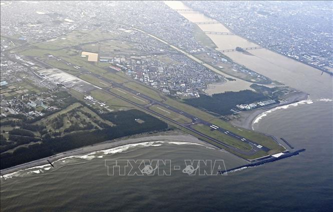 Sân bay thành phố Miyazaki, tiếp giáp Rãnh Nankai, miền Tây Nam Nhật Bản. Ảnh: Kyodo/TTXVN