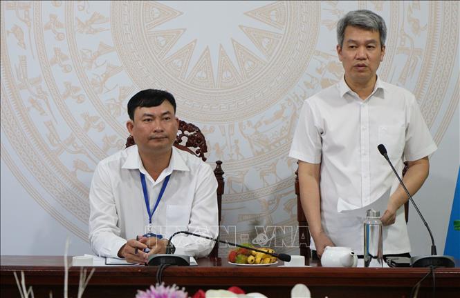 Đồng chí Nguyễn Hồng Khanh, Phó Cục trưởng Cục Thủy lợi Việt Nam phát biểu. Ảnh: Nguyễn Hằng - TTXVN