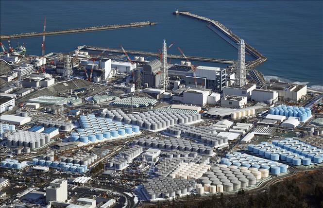 Nhà máy điện hạt nhân Fukushima Daiichi, Nhật Bản. Ảnh: Kyodo/TTXVN