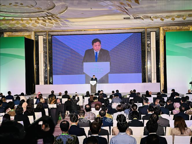 A view of the meeting. VNA Photo: Đỗ Quyên