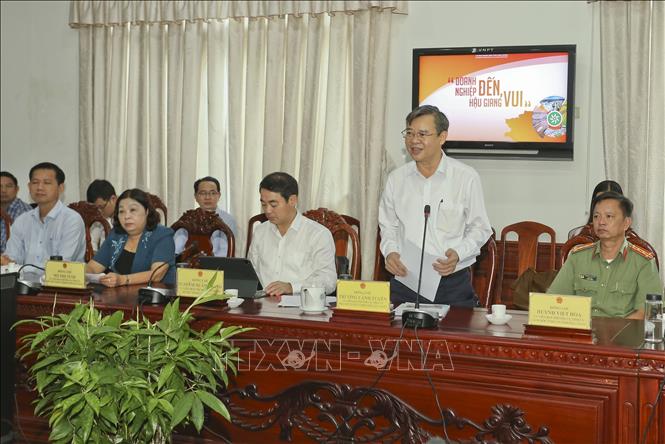 Quang cảnh buổi làm việc. Ảnh: Duy Khương – TTXVN