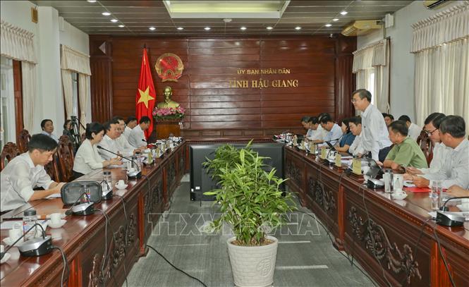 Quang cảnh buổi làm việc. Ảnh: Duy Khương – TTXVN