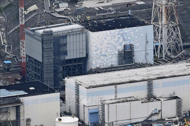Lò phản ứng số 2 tại nhà máy điện hạt nhân Fukushima Daiichi, ở Fukushima, Nhật Bản, ngày 22/8/2024. Ảnh: Kyodo/TTXVN