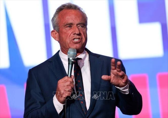 (Tư liệu) Ông Robert F. Kennedy Jr. phát biểu tại Washington, DC, Mỹ, ngày 24/5/2024. Ảnh: Getty Images/TTXVN