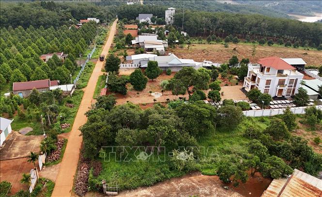 Một góc xã nông thôn mới nâng cao Đức Liễu (Bình Phước). Ảnh: Hồng Đạt - TTXVN
