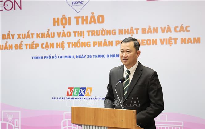 Ông Trần Phú Lữ, Giám đốc ITPC phát biểu tại hội thảo. Ảnh: Xuân Anh - TTXVN