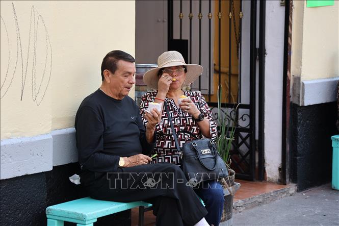 Quang cảnh khu trung tâm thủ đô Mexico City. Ảnh: Phi Hùng - phóng viên TTXVN tại Mexico