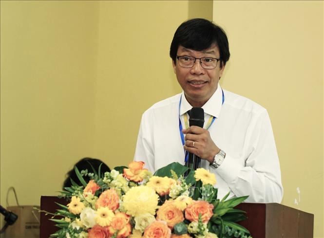Tran Ngoc Hai, Vice Rector of the Can Tho University, speaks at the event. VNA Photo: Ánh Tuyết