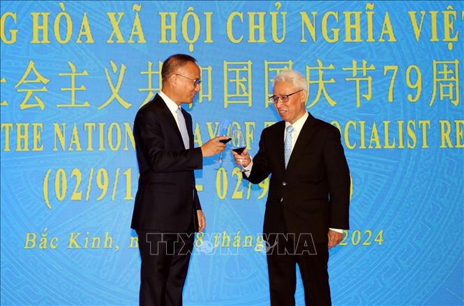 Vietnamese Ambassador Pham Sao Mai and Chinese Deputy Foreign Minister Chen Xiaodong. VNA Photo: Thành Dương