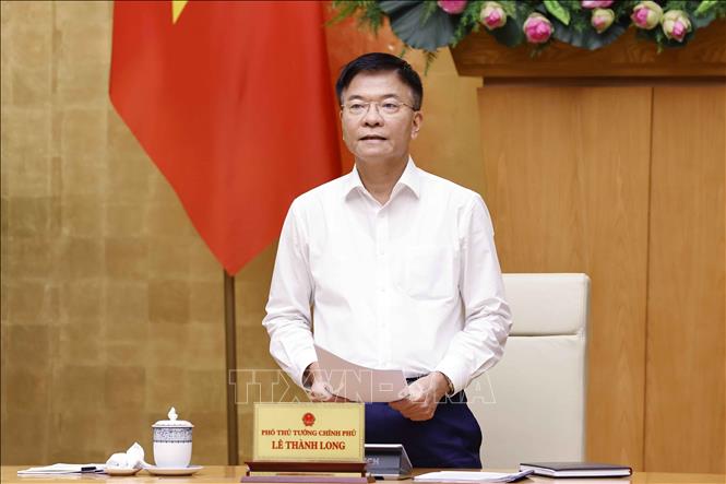 Phó Thủ tướng Lê Thành Long, Chủ tịch Ủy ban Quốc gia về người cao tuổi Việt Nam phát biểu. Ảnh: Doãn Tấn - TTXVN

