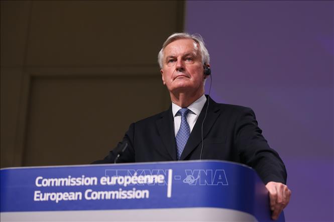 Văn phòng Tổng thống Pháp ngày 5/9/2024 thông báo ông Michel Barnier (ảnh), cựu Trưởng đoàn đàm phán Brexit của Liên minh châu Âu, đã được bổ nhiệm làm Thủ tướng mới của Pháp, chấm dứt 2 tháng bế tắc trong tiến trình thành lập Chính phủ mới sau cuộc bầu cử Hạ viện nước này. Ảnh: THX/TTXVN