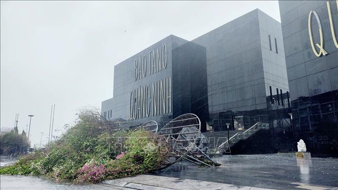 Typhoon Yagi makes landfall in Quang Ninh province at 13h45. VNA Photo