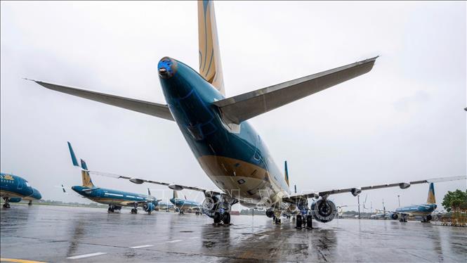Four airports in northern Vietnam, namely Noi Bai in Hanoi, Cat Bi in Hai Phong city, Van Don in Quang Ninh and Tho Xuan in the northern central province of Thanh Hoa are closed due to the typhoon. VNA Photo