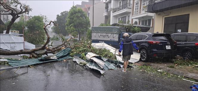 Typhoon Yagi wrecks havoc of Ha Long city, Quang Ninh province. VNA Photo