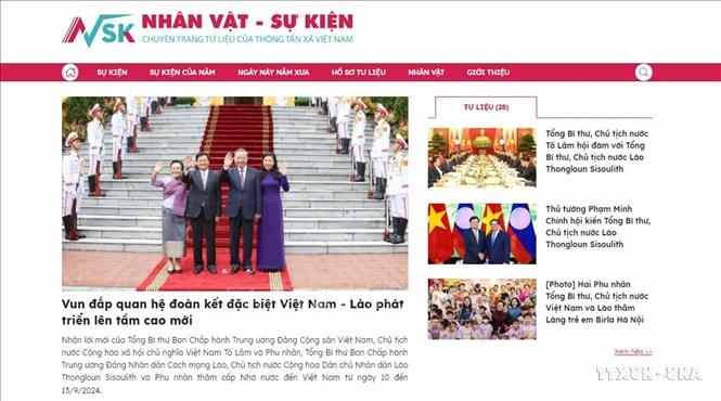 TTXVN đã cho ra mắt các chuyên trang thông tin về chính sách, sự kiện, các vấn đề thời sự được quan tâm..., thể hiện thông tin theo hướng đa loại hình, đa nền tảng, đáp ứng yêu cầu ngày càng cao của công chúng. Trong ảnh: Trang thông tin nvsk.vnanet.vn của TTXVN