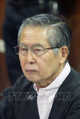 Cựu Tổng thống Peru Alberto Fujimori tại thủ đô Lima, Peru, ngày 15/5/2015. Ảnh: THX/TTXVN