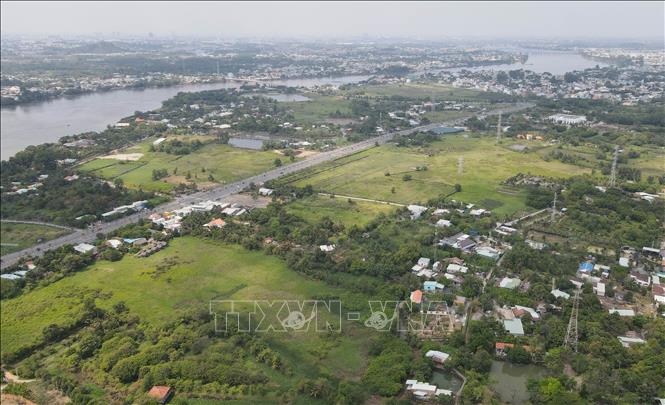 Cù lao Hiệp Hòa, nơi triển khai Dự án khu đô thị Hiệp Hòa. Ảnh: TTXVN phát