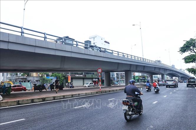 Đây là công trình chào mừng 70 năm ngày Giải phóng Thủ đô. Ảnh: Tuấn Anh - TTXVN